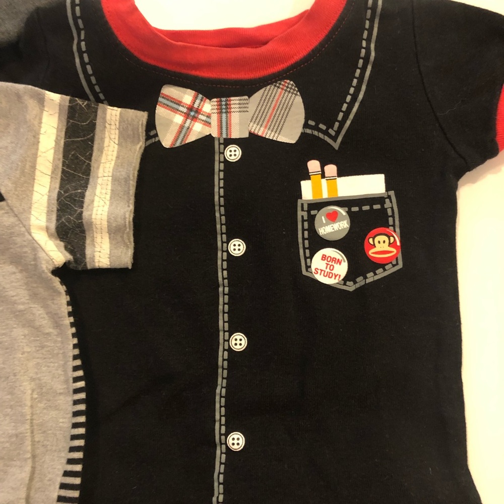 Harajuku Mini / Lovers Paul Frank Retired LOT Black Gray Pants PJ Shirt Shorts - Picture 3 of 3